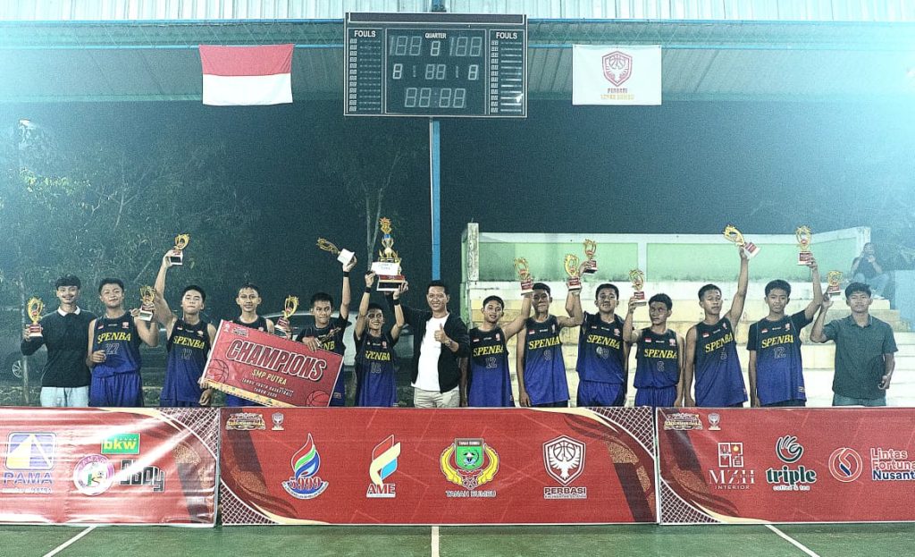 Final Tanbu Youth Basketball 2026 SMP Putra di Lapangan Semi Indoor Batulicin
